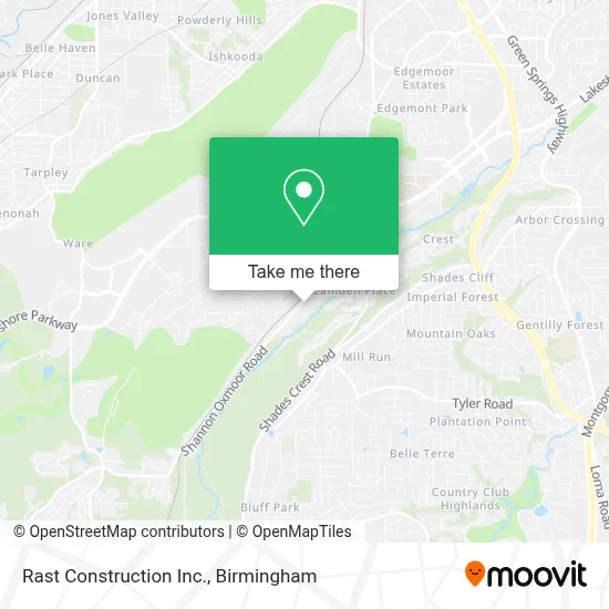 Rast Construction Inc. map