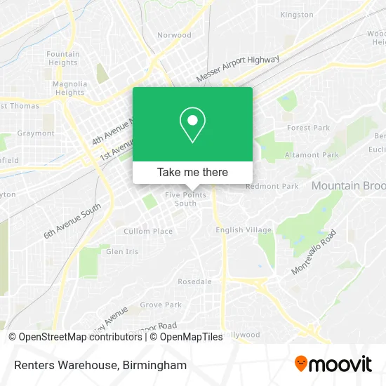 Renters Warehouse map