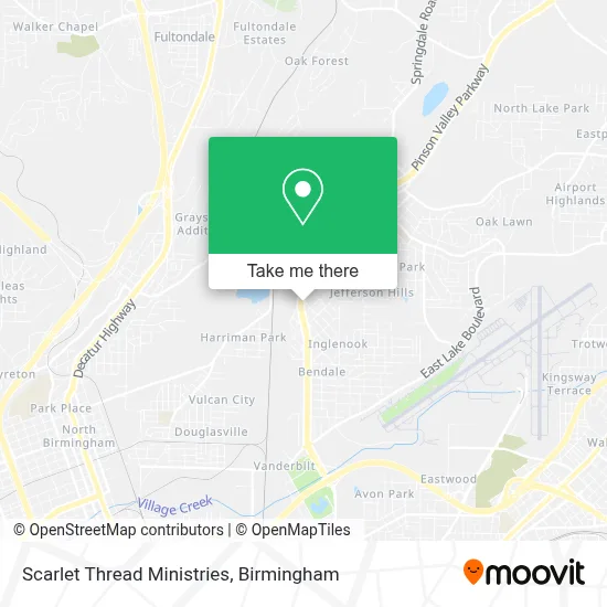 Scarlet Thread Ministries map