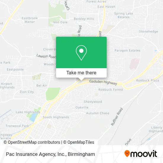 Pac Insurance Agency, Inc. map
