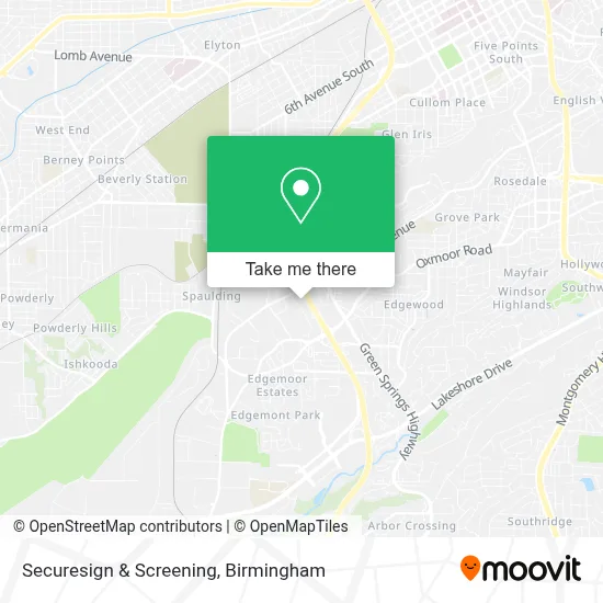 Securesign & Screening map