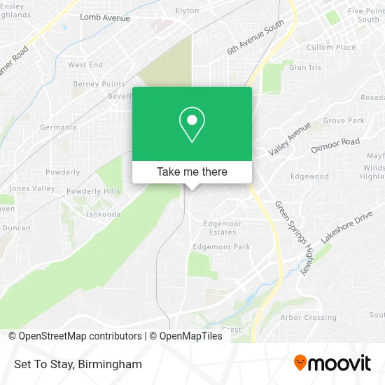Set To Stay map