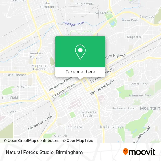 Natural Forces Studio map