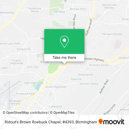 Ridout's Brown Roebuck Chapel, #4393 map