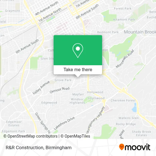 R&R Construction map