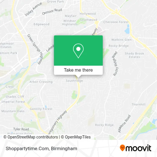 Shoppartytime.Com map