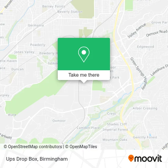 Ups Drop Box map