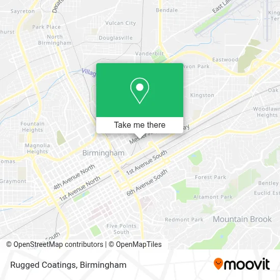 Rugged Coatings map