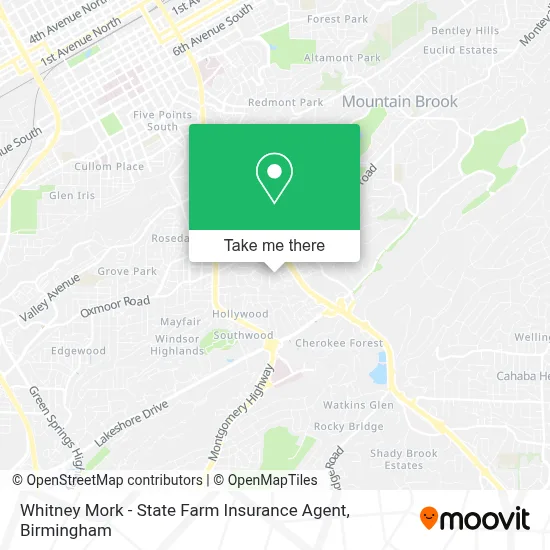 Whitney Mork - State Farm Insurance Agent map