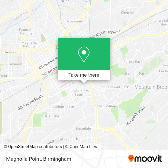 Magnolia Point map