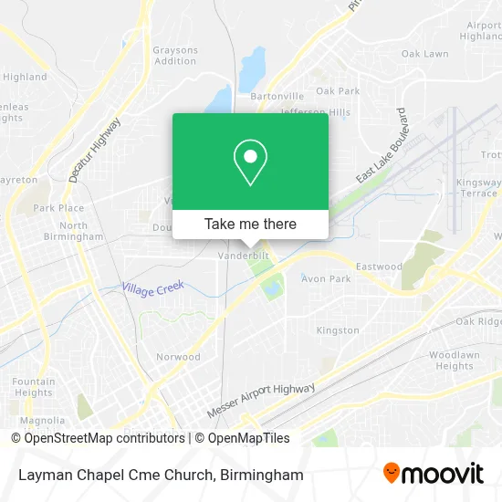 Layman Chapel Cme Church map