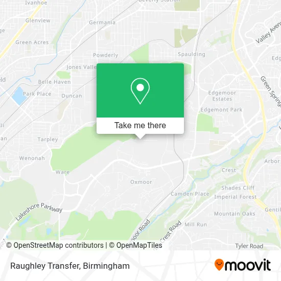 Mapa de Raughley Transfer
