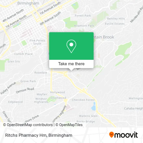 Ritchs Pharmacy Hm map