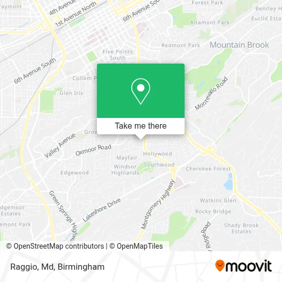 Mapa de Raggio, Md
