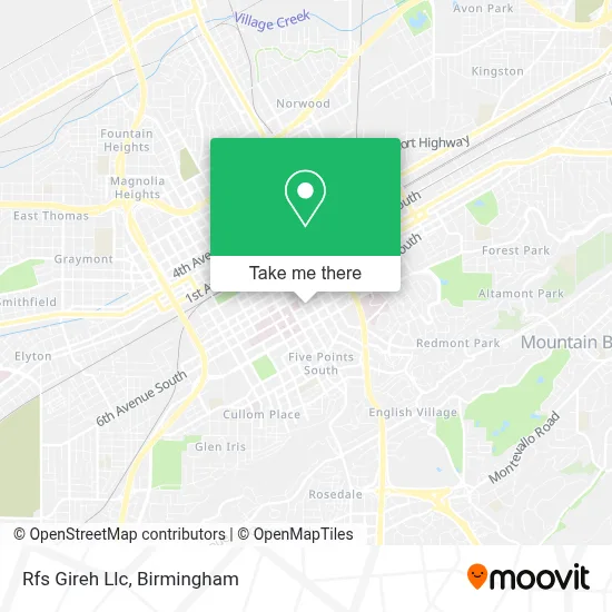 Rfs Gireh Llc map