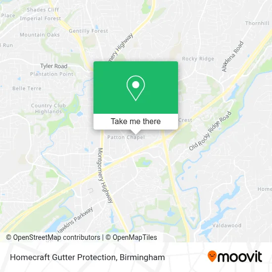 Homecraft Gutter Protection map