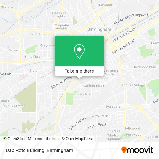 Uab Rotc Building map