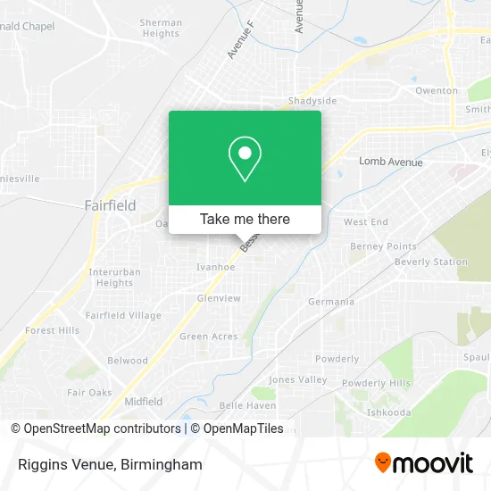 Riggins Venue map