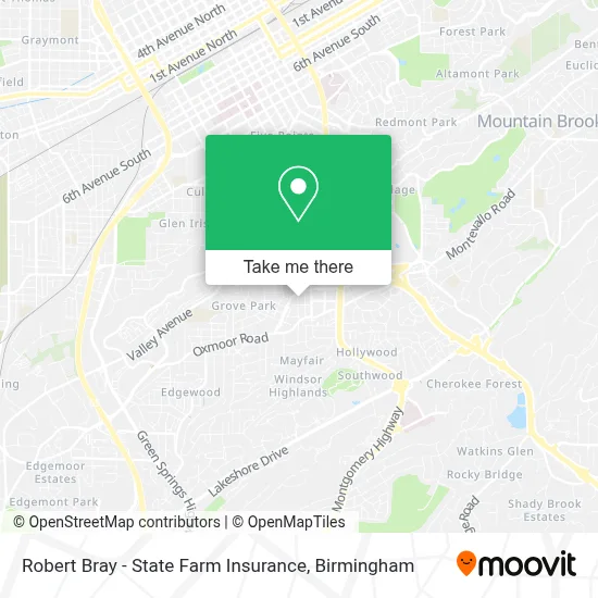 Robert Bray - State Farm Insurance map
