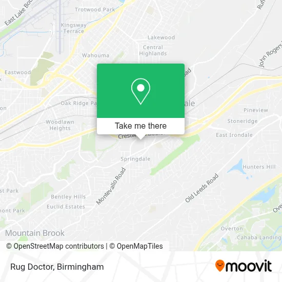 Mapa de Rug Doctor
