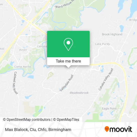 Max Blalock, Clu, Chfc map