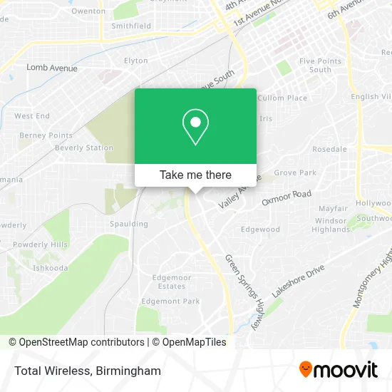 Total Wireless map