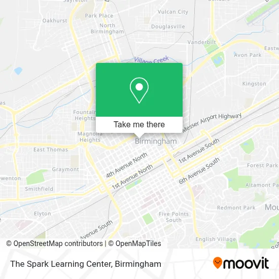 The Spark Learning Center map