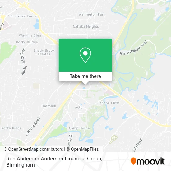Ron Anderson-Anderson Financial Group map