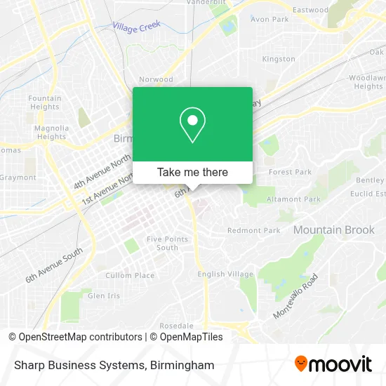 Sharp Business Systems map
