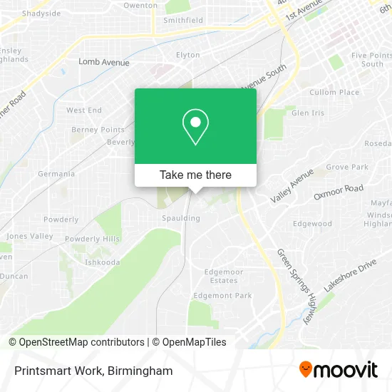 Printsmart Work map