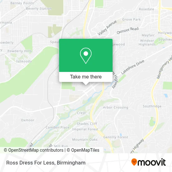 Ross Dress For Less map