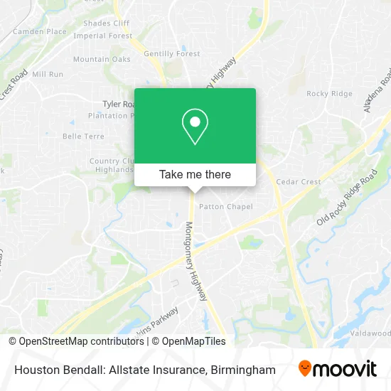 Houston Bendall: Allstate Insurance map