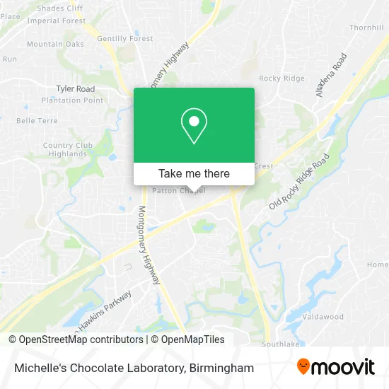 Michelle's Chocolate Laboratory map