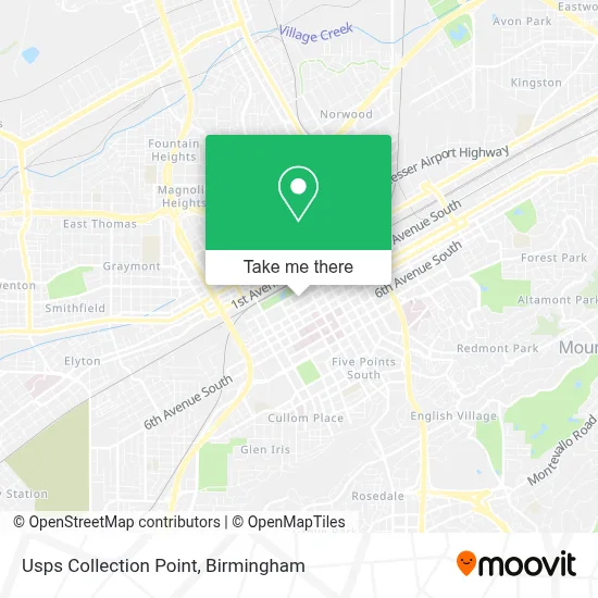Usps Collection Point map