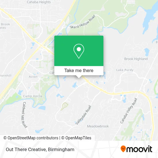 Out There Creative map