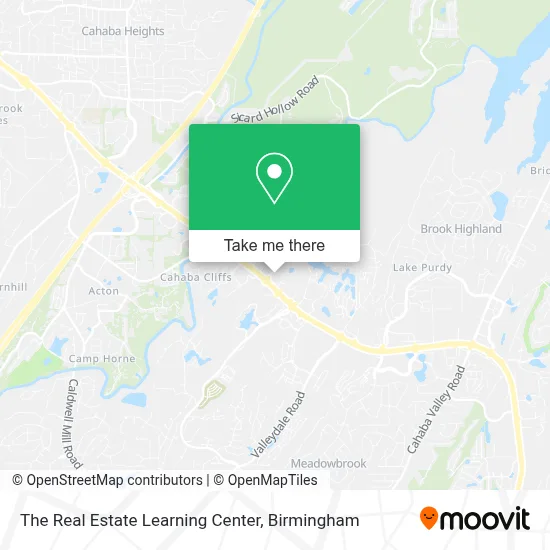 The Real Estate Learning Center map