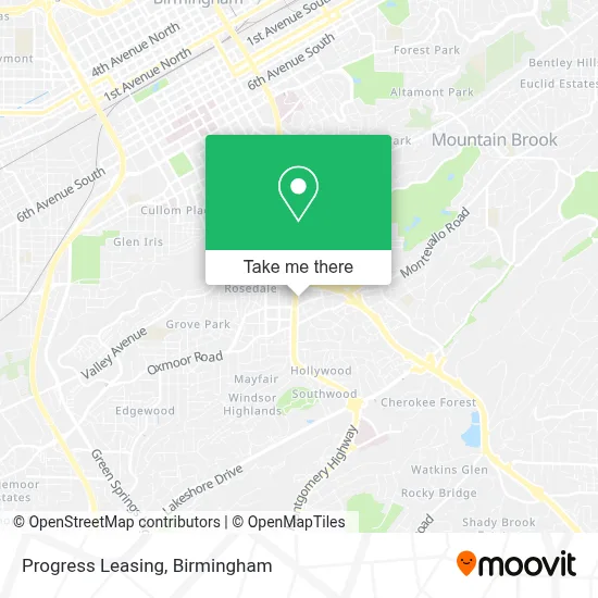 Progress Leasing map