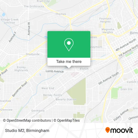 Studio M2 map