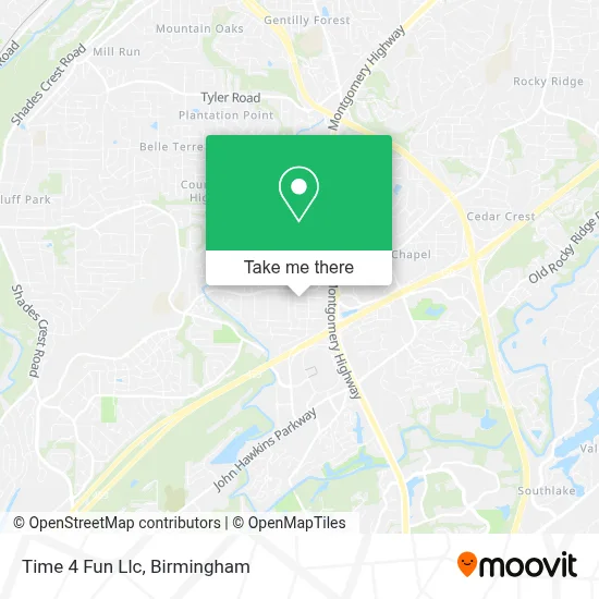 Time 4 Fun Llc map