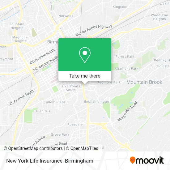 New York Life Insurance map