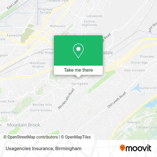 Usagencies Insurance map