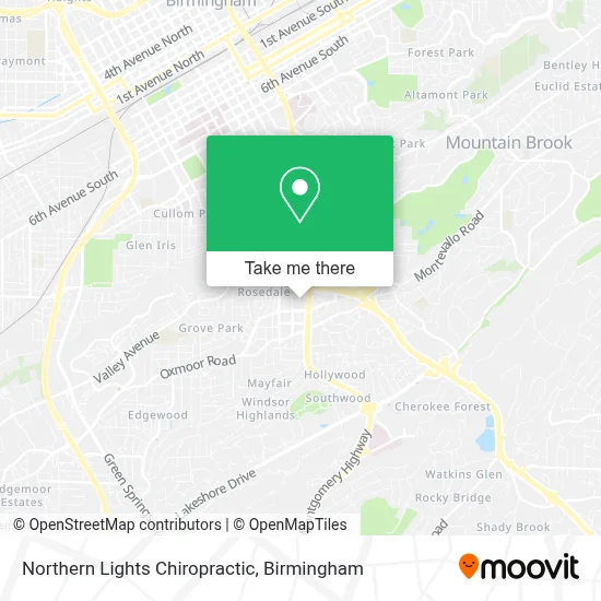 Northern Lights Chiropractic map