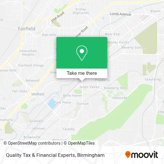 Quality Tax & Financial Experts map