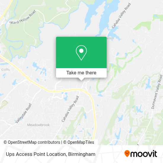 Mapa de Ups Access Point Location