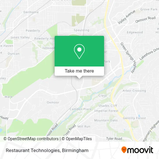 Restaurant Technologies map