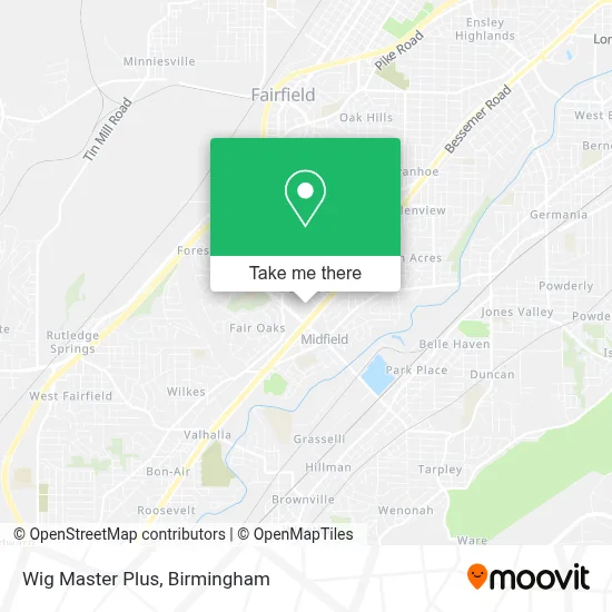 Wig Master Plus map