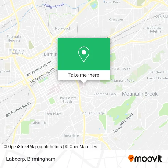Labcorp map