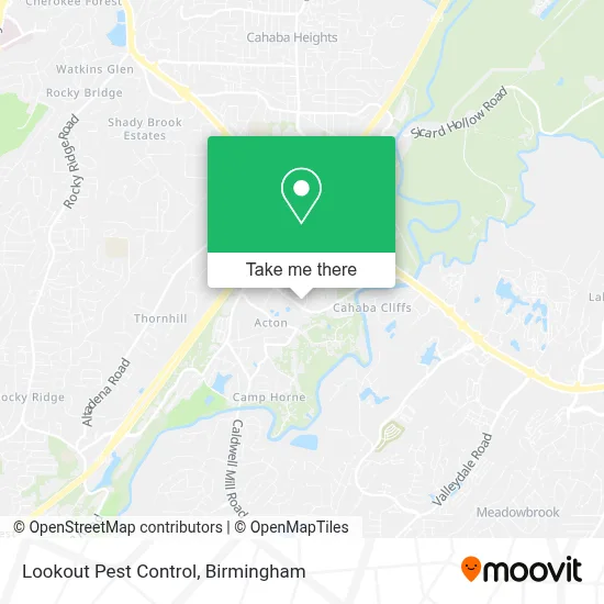 Lookout Pest Control map