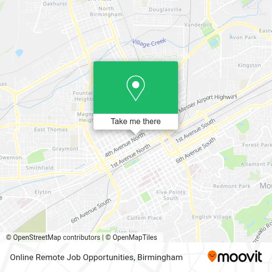 Online Remote Job Opportunities map