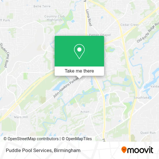 Puddle Pool Services map